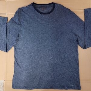 Mens Gift, Warm and Cozy Michael Kors Men's Black Long Sleeve Shirt Sz. XL